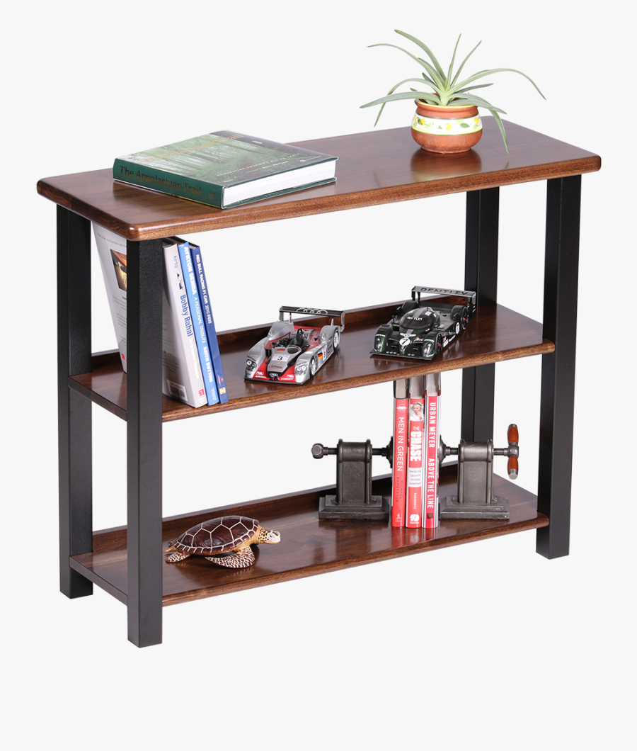 Bookshelf Table, Black Walnut - Table, Transparent Clipart