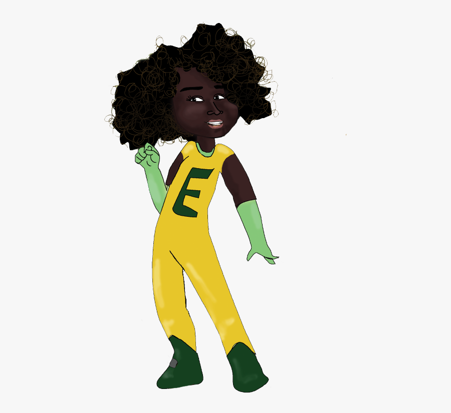 That Hates Her Dark Skin - Dark Skin Cartoon Characters, Transparent Clipart