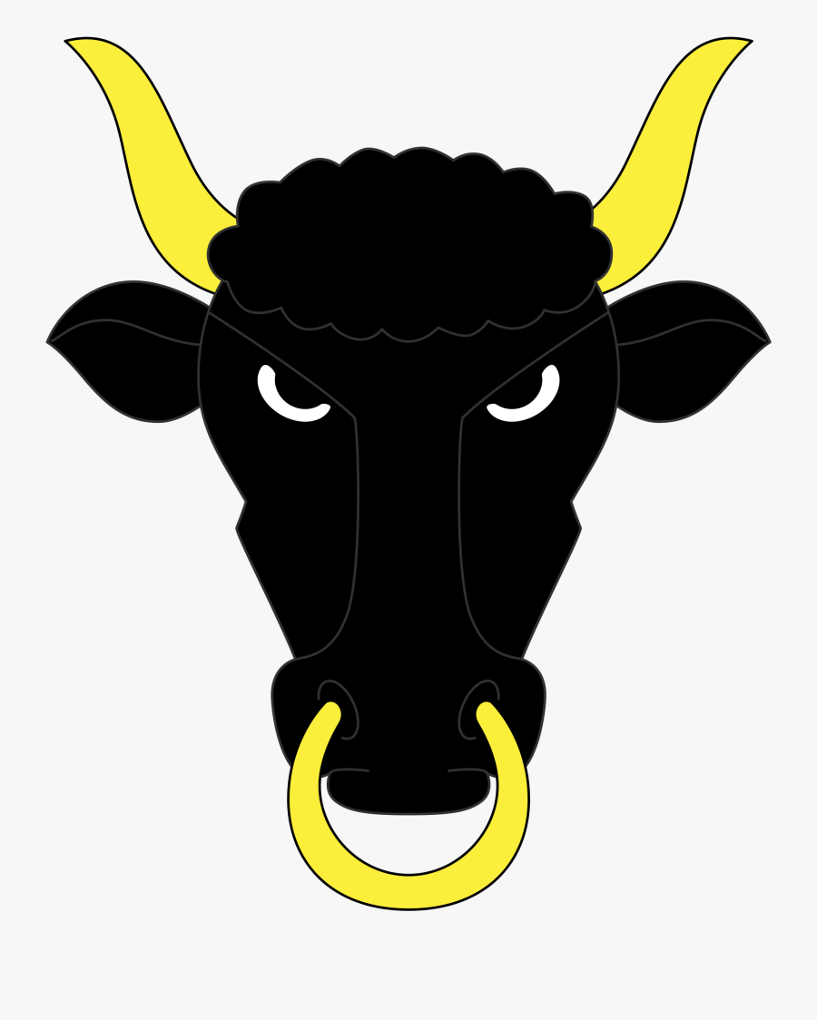 Bull Nose Ring Png - Bull Coat Of Arms Png, Transparent Clipart