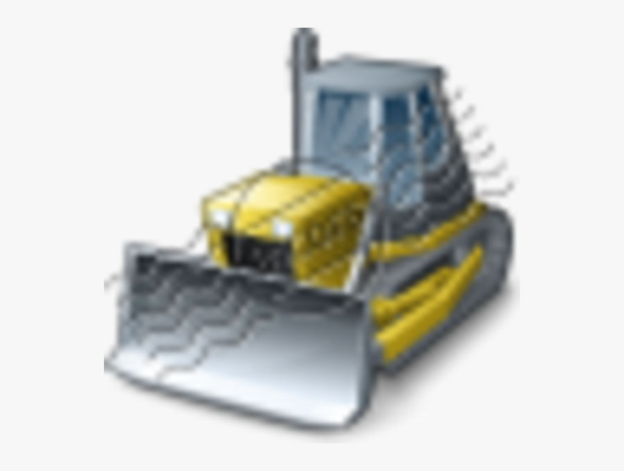Bulldozer, Transparent Clipart