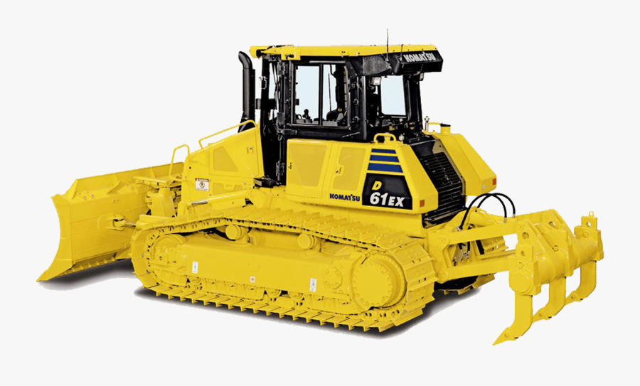 Alat Berat Bulldozer Komatsu, Transparent Clipart
