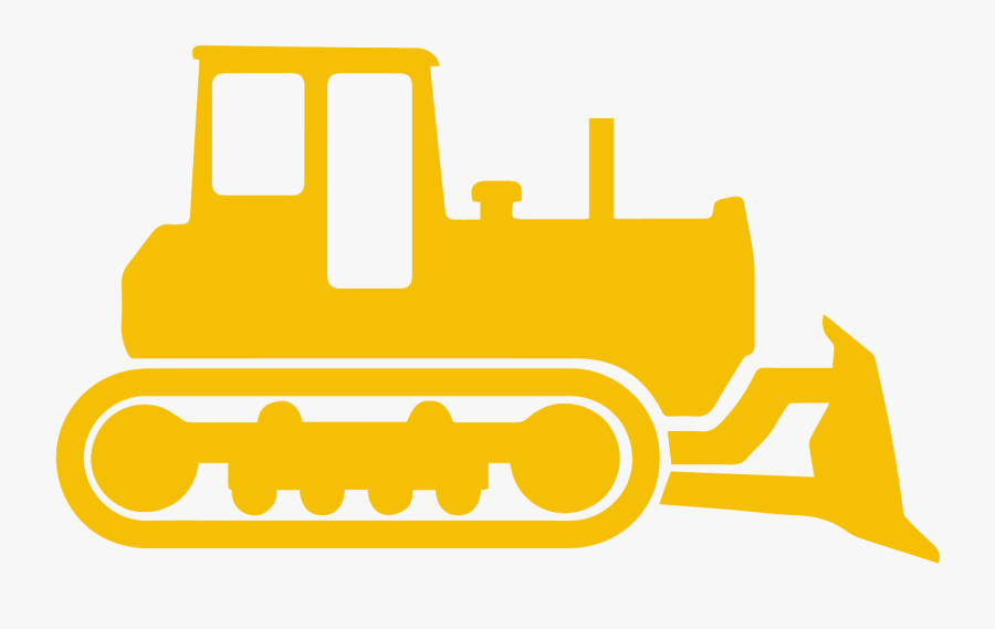 Bulldozer, Transparent Clipart