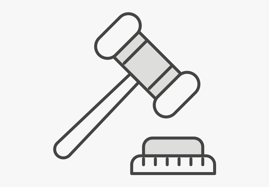 Judge Icon Line, Transparent Clipart