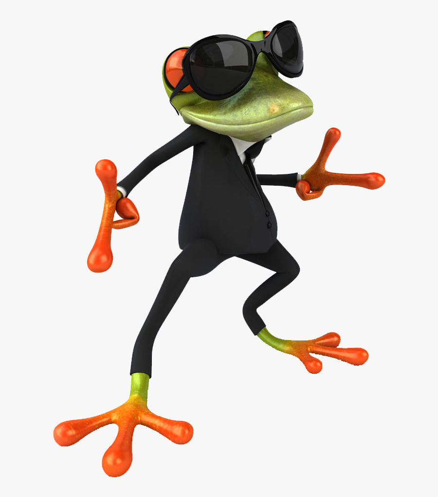Dance Cartoon Illustration Frog Royalty-free Free Hq - Cool Frog, Transparent Clipart