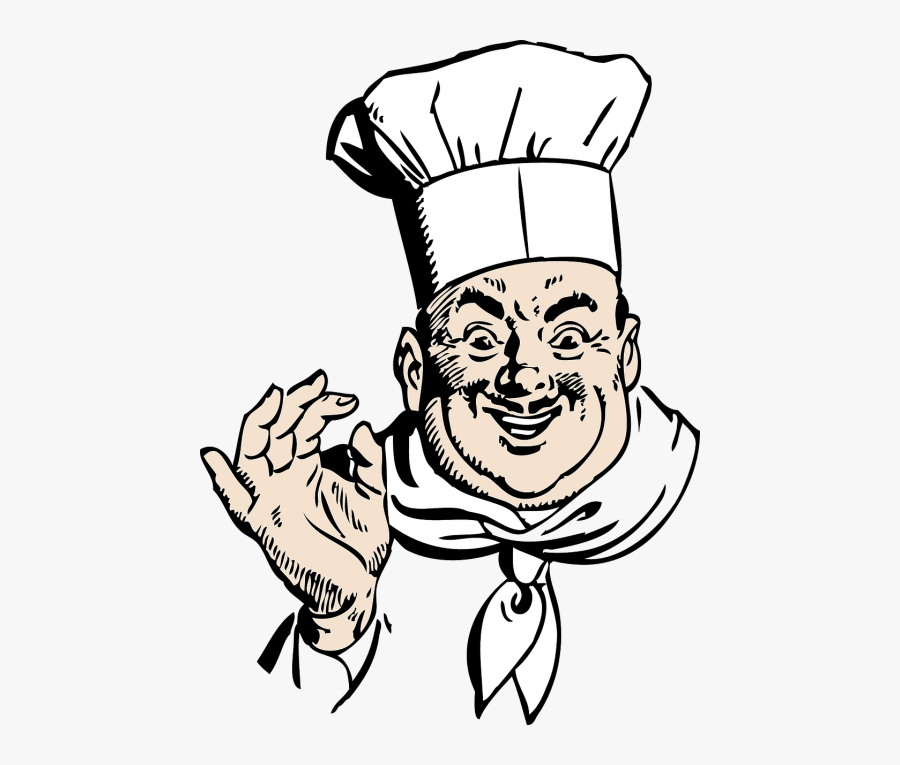 Chef Cook Uniform - Italian Chef Kiss Cartoon, Transparent Clipart
