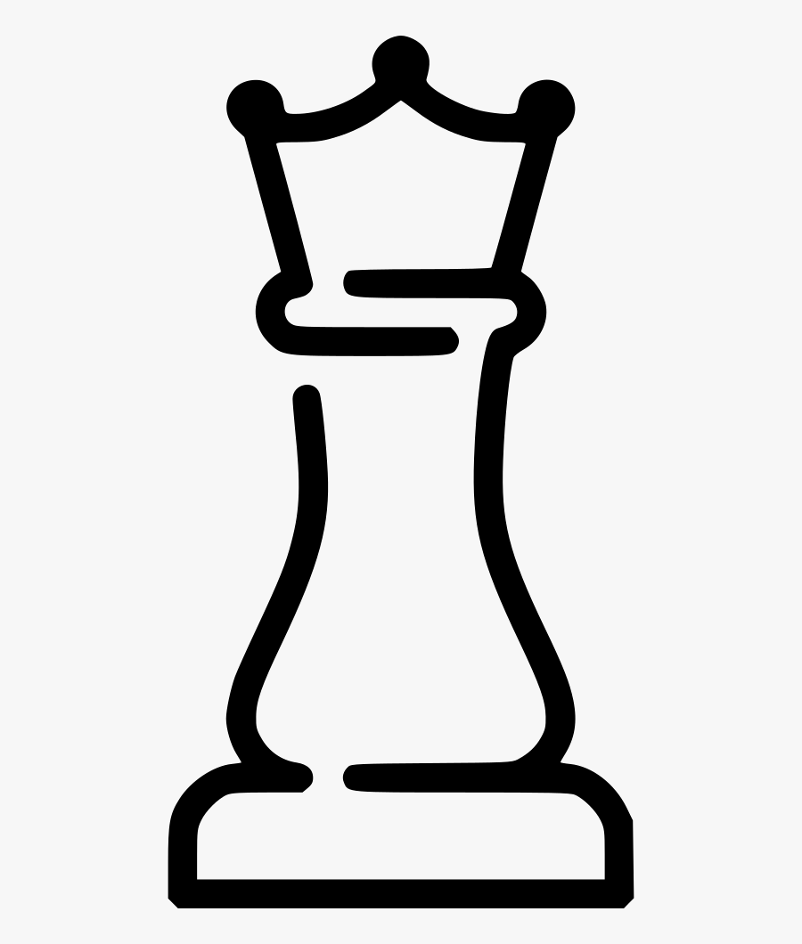 Transparent Queen Chess Piece Png - Icon Chess Queen Png, Transparent Clipart