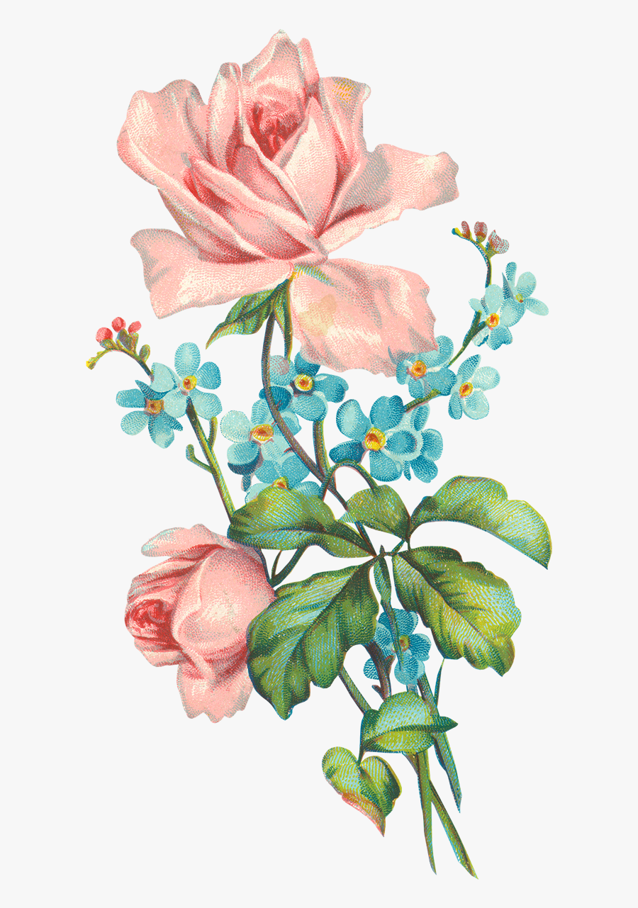 Transparent Vintage Roses Png - Vintage Roses Png, Transparent Clipart
