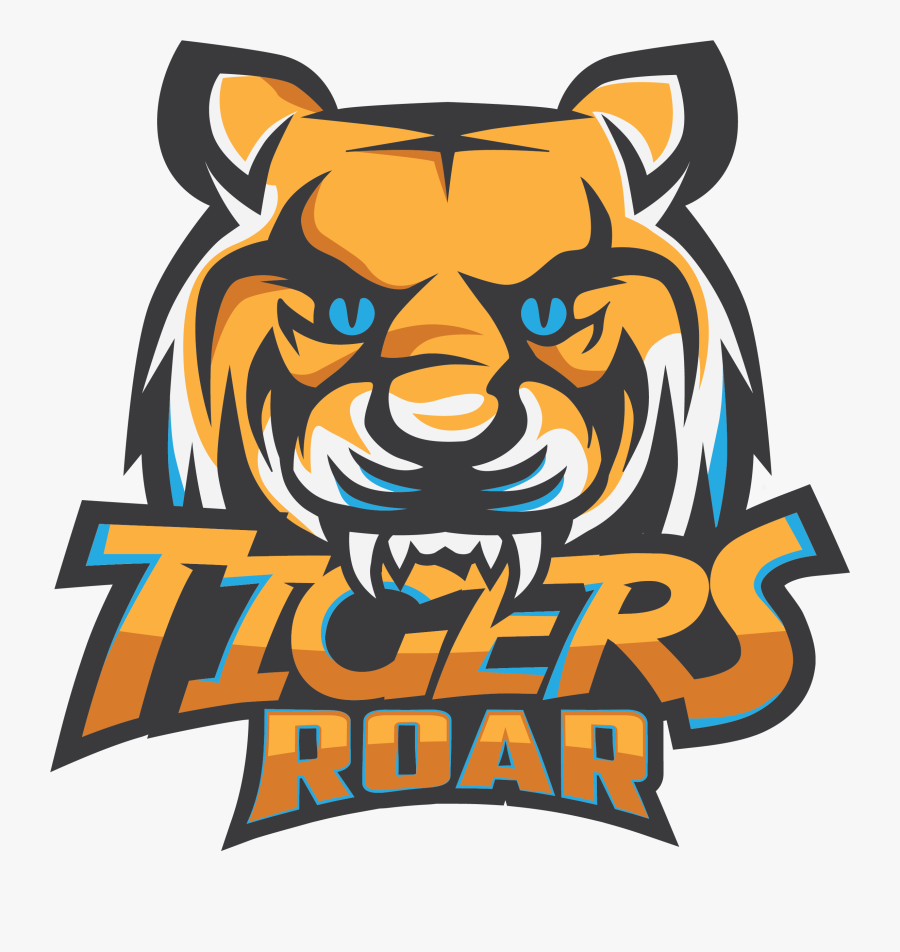 Tiger Roar Logo Clip Art, Transparent Clipart