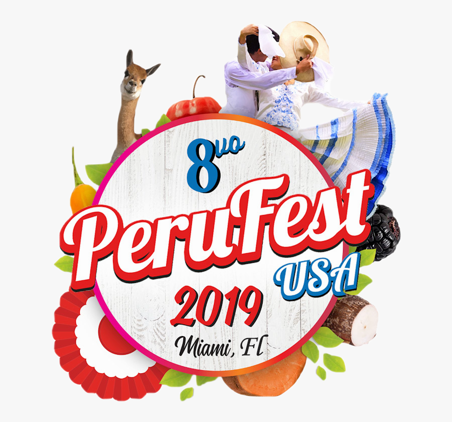 Perufest Logo - Peru Food Miami, Transparent Clipart