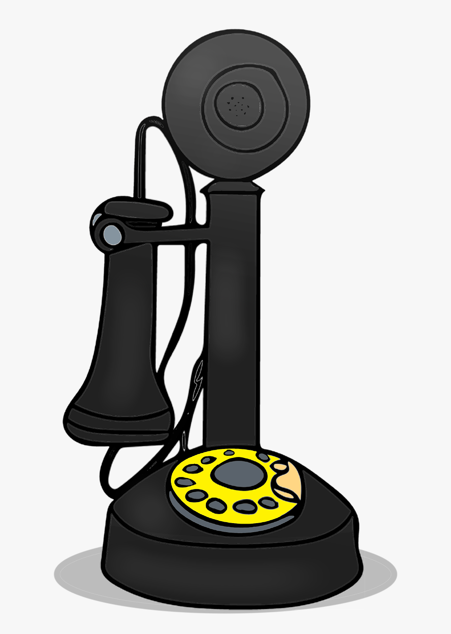 Old Phone Communication Retro Free Picture - Retro Phones With Clip Art, Transparent Clipart