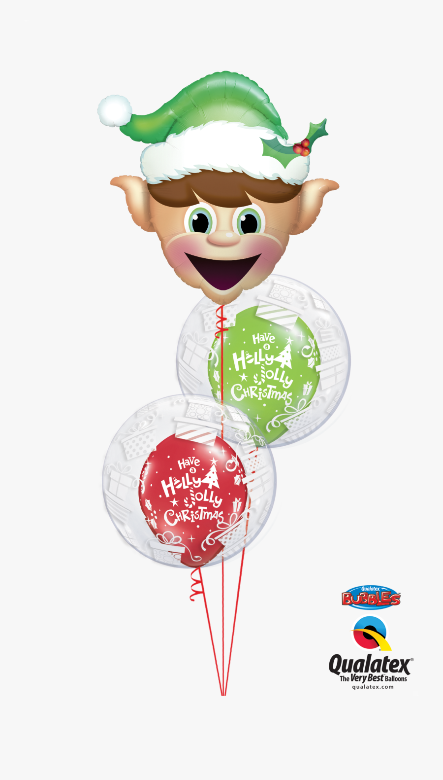 Cheeky Elf Double Bubble Balloon Bouquet"
 Class="lazyload - Qualatex, Transparent Clipart