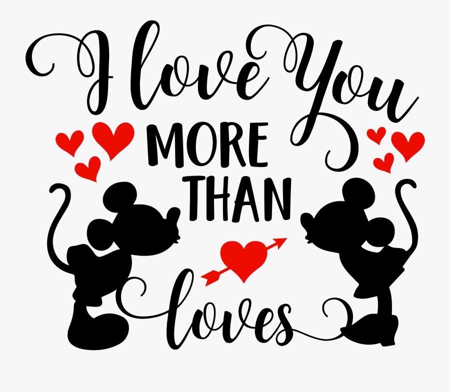 Love You More Clipart, Transparent Clipart