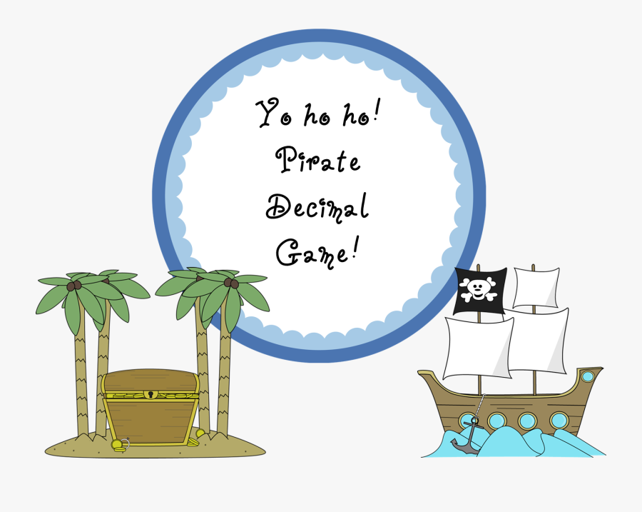 Transparent Decimals Clipart - Pirate Ship With Anchor Clipart, Transparent Clipart