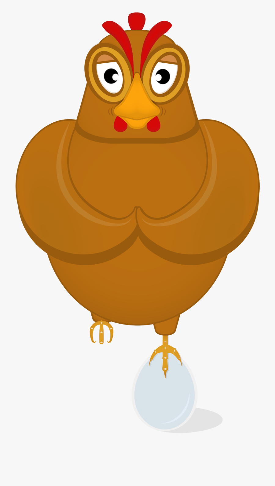 Balanced Backyard Chickens And Eggs - Cartoon, Transparent Clipart
