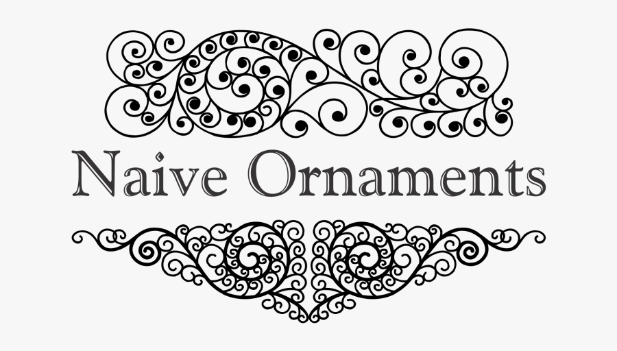 Font Ornaments, Transparent Clipart