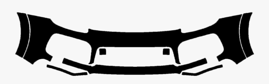 2018-2019 Porsche Cayenne Sport Design 3m Clear Bra, Transparent Clipart