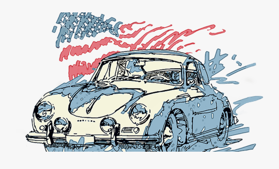 Porsche 356, Transparent Clipart
