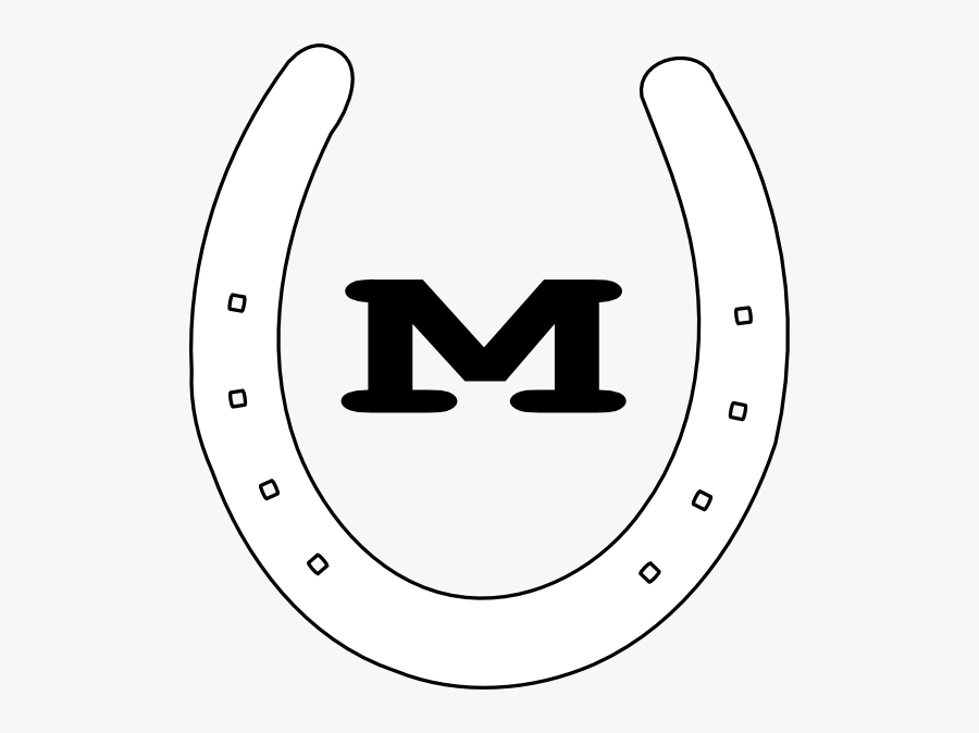 Horseshoe M, Transparent Clipart