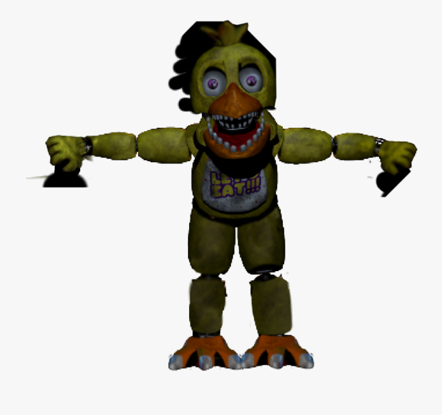 Unwithered Chica - Five Nights At Freddy's 2 Chica, Transparent Clipart