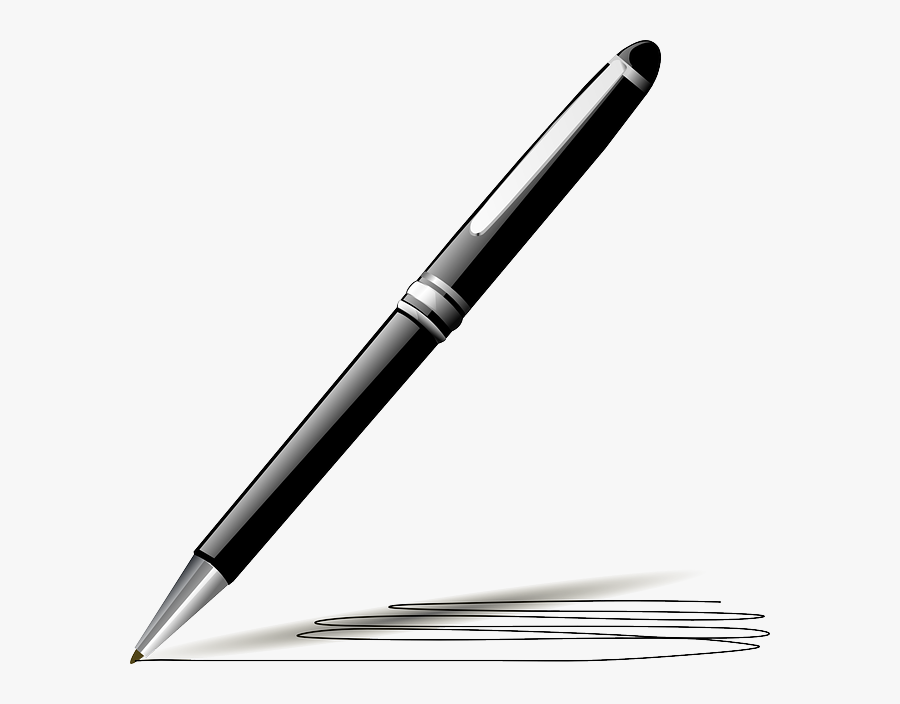 Ink Pen Outline Clipart - Transparent Pen Clipart, Transparent Clipart