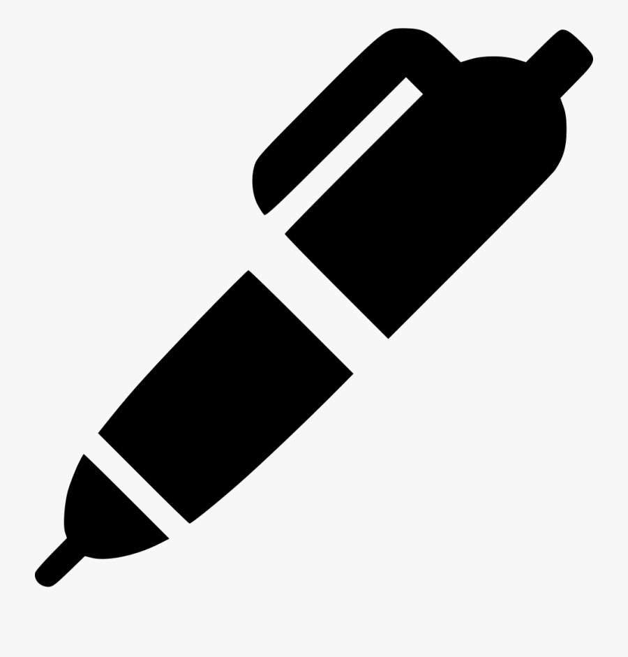 Ink Pen - Pen Orange Icon Png, Transparent Clipart