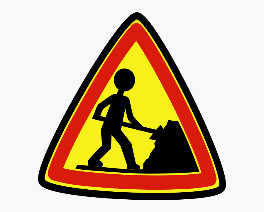 Warning Cedric Bosdon Png Images - Construction Site Workers Clipart, Transparent Clipart