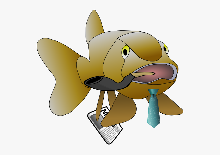 Brown Fish, Transparent Clipart