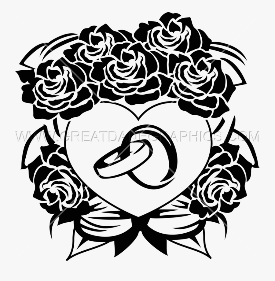 Anniversary Drawing Rose - Illustration, Transparent Clipart