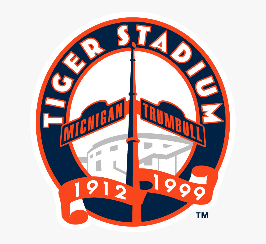 Detroit Tigers Stadium Logo, Transparent Clipart