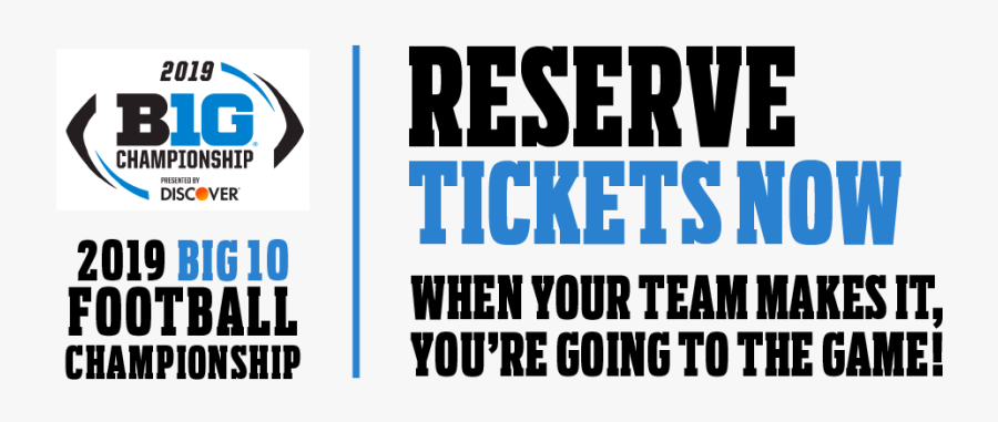 Big Ten Football Championship Game, Transparent Clipart