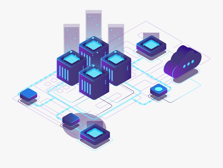 Computer Network, Transparent Clipart