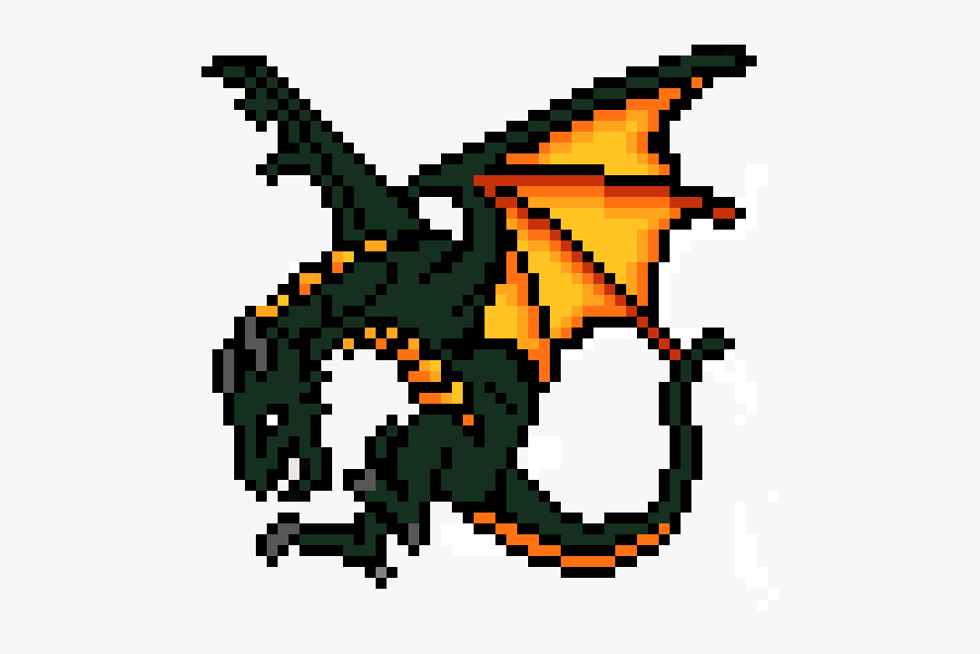 Dragon Pixel Art Transparent, Transparent Clipart