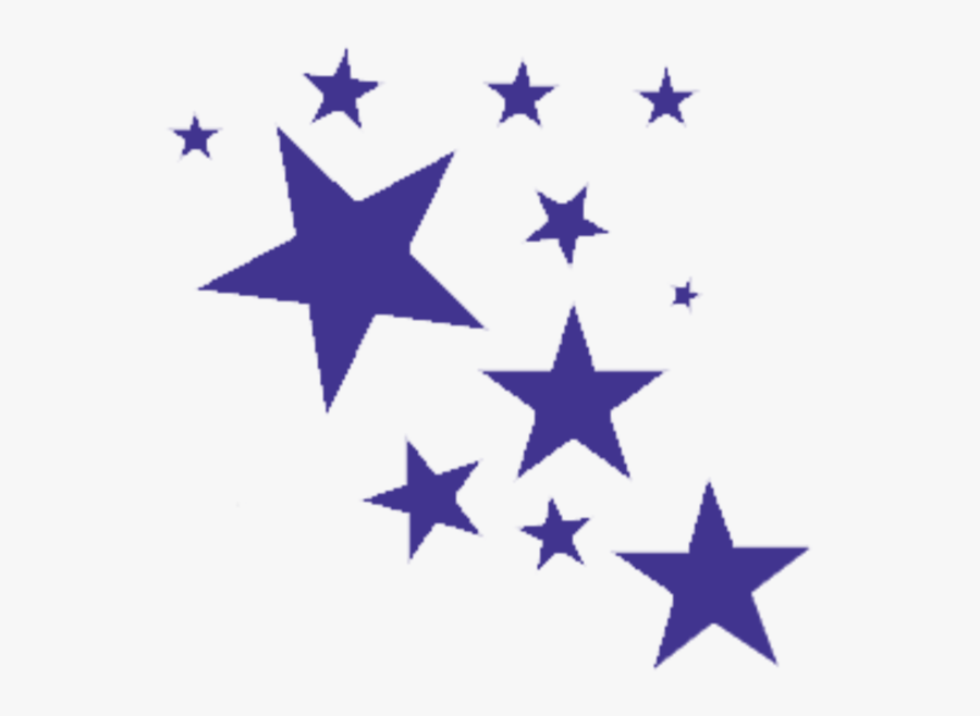 Star Splash Of Stars - Transparent Purple Star Clipart, Transparent Clipart