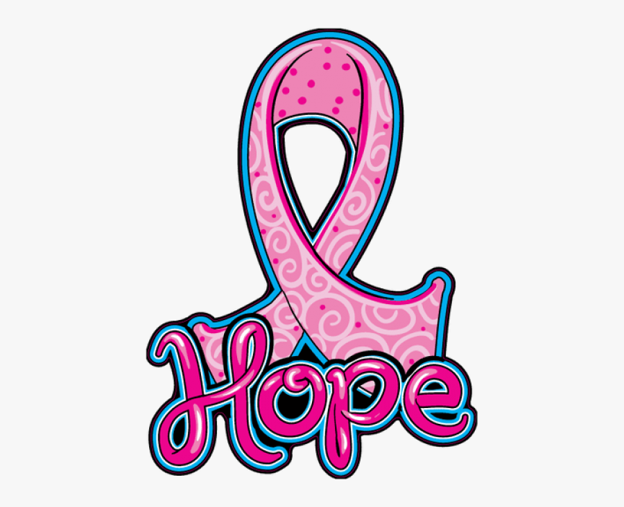 Free Png Download Cute Cancer Ribbon Png Images Background - Hope Pink Ribbon, Transparent Clipart