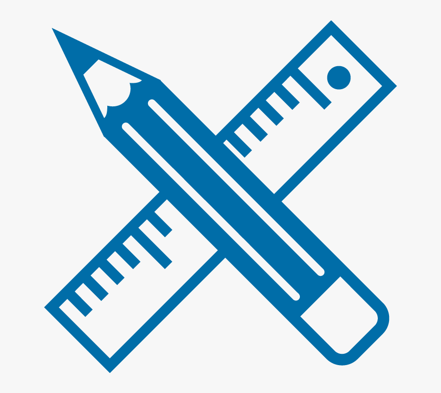 Ruler Icon, Transparent Clipart