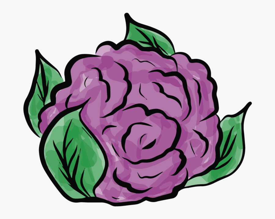 Purple Cabbage Cartoon Png, Transparent Clipart