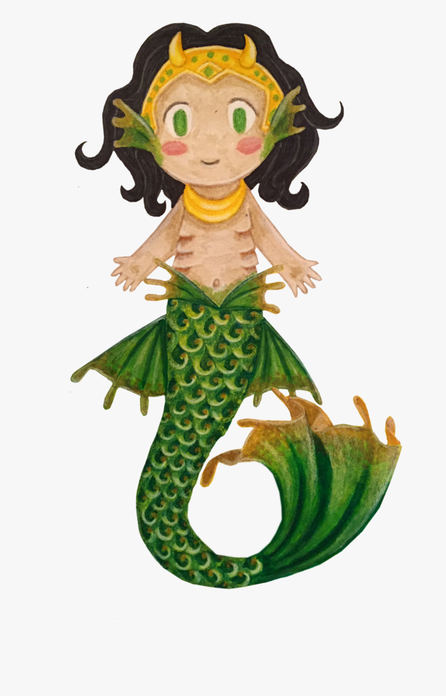 This Is Baby Mer Loki - Mermaid, Transparent Clipart