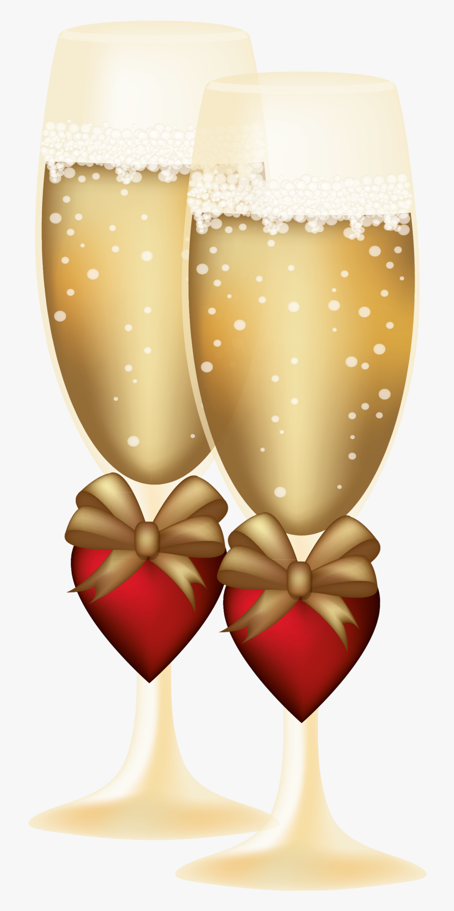 Wine Clipart Wedding - Saint Valentin Fete Des Amoureux, Transparent Clipart