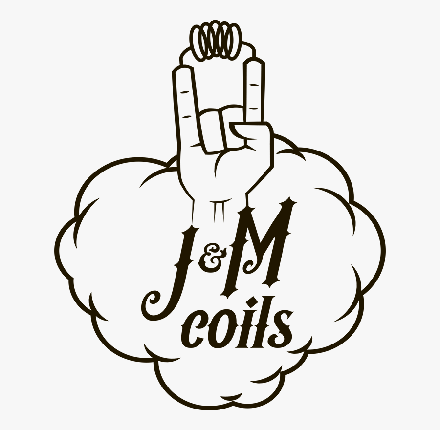Vape Coil Drawing, Transparent Clipart