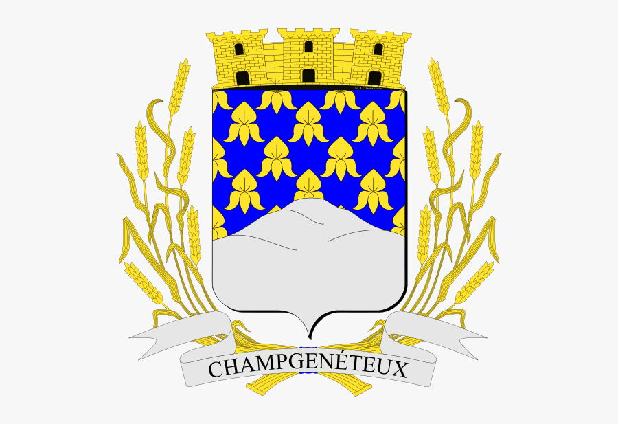 File - Blason Champgenéteux - Svg - Maisoncelles-du-maine, Transparent Clipart