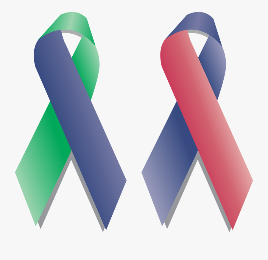 Ribbon Awareness Syndrome Free Picture - Anal Cancer, Transparent Clipart