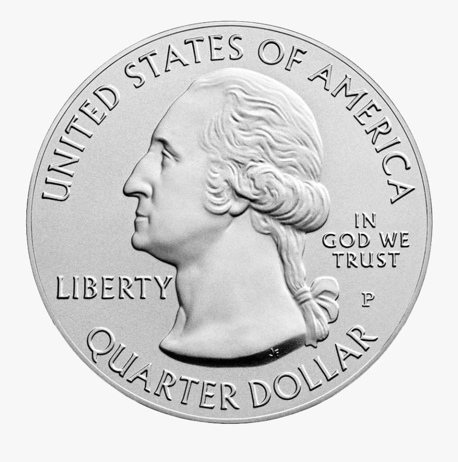 George Washington Quarter 2017, Transparent Clipart