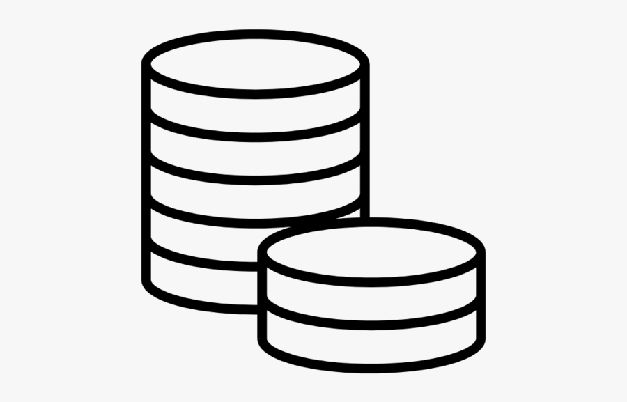 Stacks Of Money Outline, Transparent Clipart