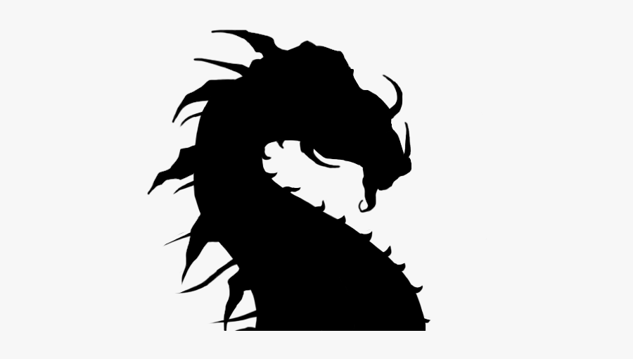 Silhouette Dragon Taylor Allderdice High School Portrait - Cool Silhouette Designs, Transparent Clipart