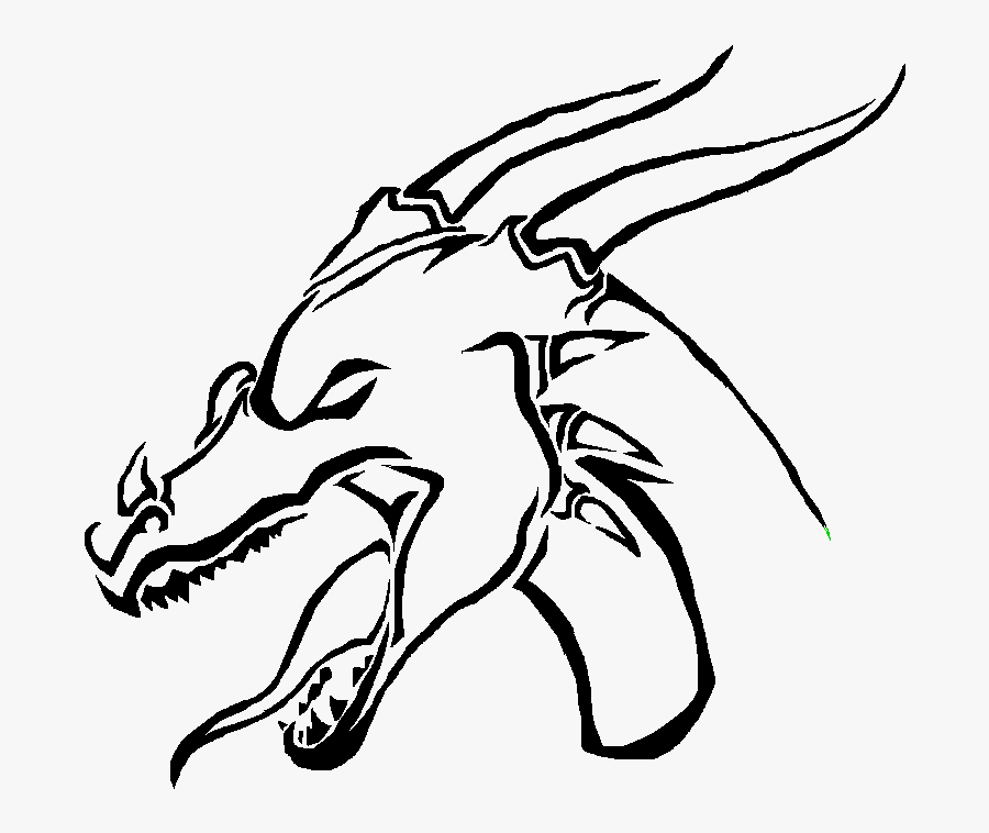 More Like Dragon Head Tattoo Design By Litzana - Small Tattoo Png Download, Transparent Clipart