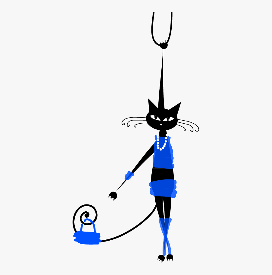 Cat Silhouette, Transparent Clipart