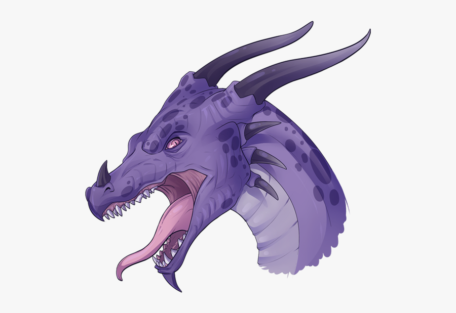 Dragon Head Breathing Fire, Transparent Clipart