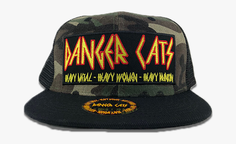 Danger Camo Hat - Danger Cats Hat, Transparent Clipart