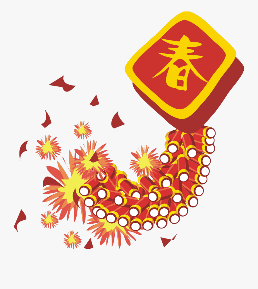 Cracker Clipart Cny - Firecracker Cny, Transparent Clipart