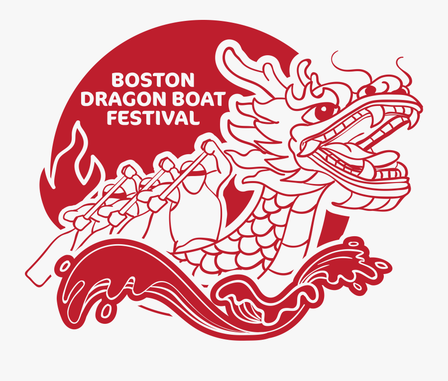 Boston Dragon Boat Festival Logo, Transparent Clipart